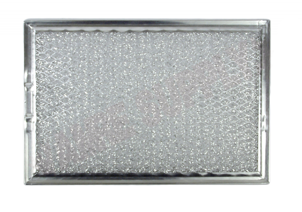 WG02F05524 - Genuine OEM GE Microwave Range Hood Aluminum Grease Filter, 5-3/32" x 7-5/8" x 3/32"